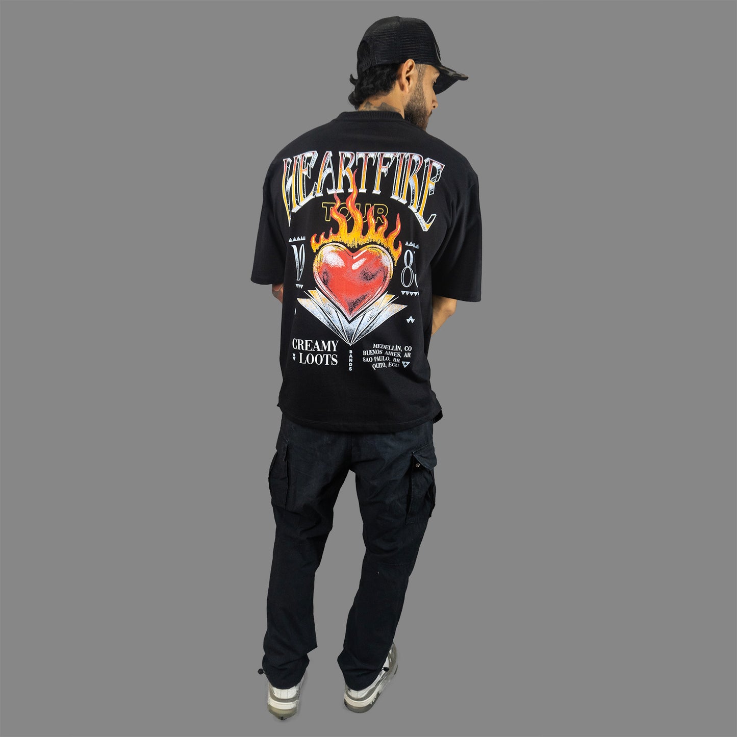 Heart Fire Oversize